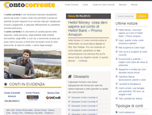 Tablet Screenshot of contocorrente.it